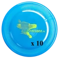 Frisbee FASTBACK STANDARD ''FREESTYLE SET'' - 10 DISCS dla psów