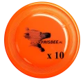 Frisbee FASTBACK STANDARD ''FREESTYLE SET'' - 10 DISCS dla psów