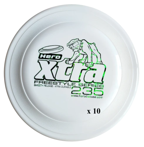 Frisbee HERO XTRA 235 FREESTYLE 10 DISCS SET dla psów