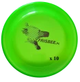 Frisbee FASTBACK STANDARD ''FREESTYLE SET'' - 10 DISCS dla psów