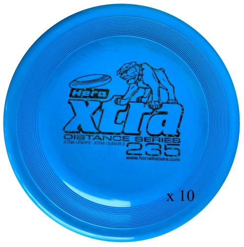 Frisbee HERO XTRA 235 DISTANCE 10 DISCS SET dla psów